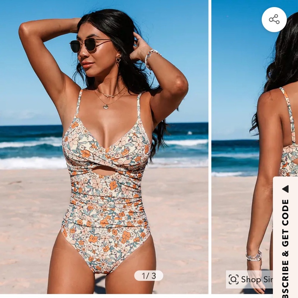 One piece swimsuit